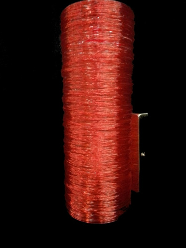 LVK MB 6113S Red   бра акрил D11H32 1хЕ14х20W