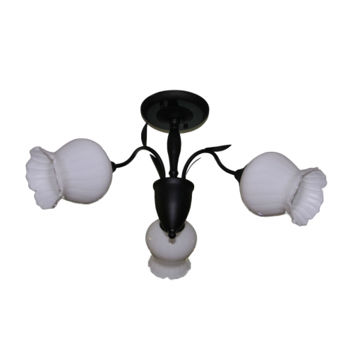 LVK N 2028/3 BK люстра D50H35 3хЕ27х60W 