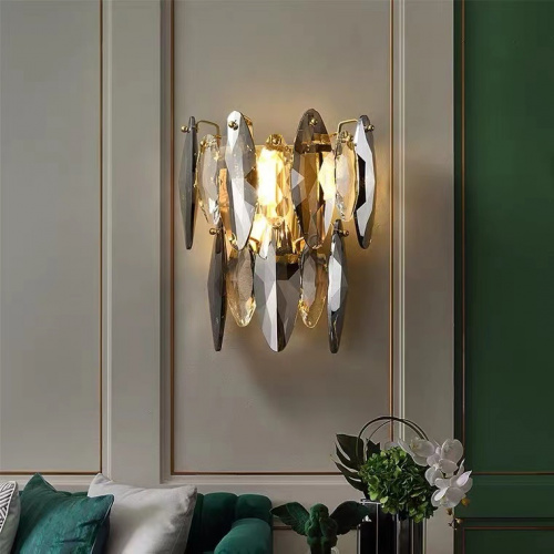 LVK 6048/2W FG+SM+champagne бра WH 2хЕ14х40W LVK 6048/2W FG+SM+champagne бра WH 2хЕ14х40W