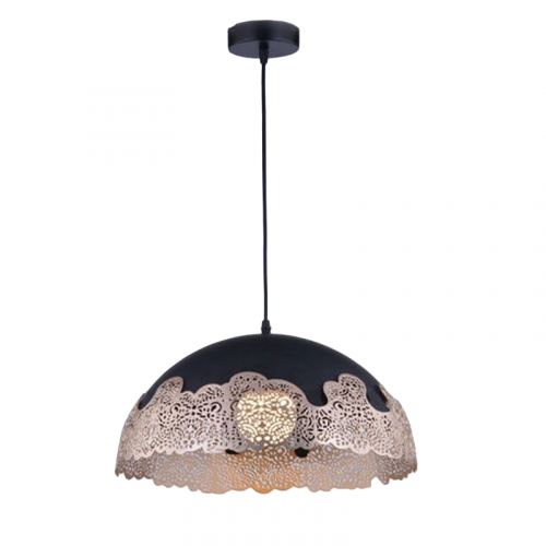 LVK 42060 BK+GD металл подвес D40H145 1хЕ27х60W LVK 42060 BK+GD металл подвес D40H145 1хЕ27х60W