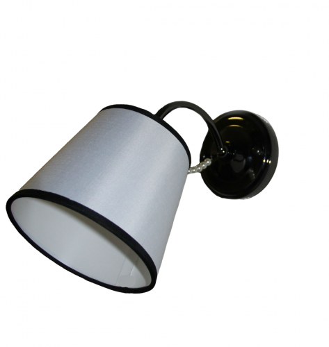 LVK MBG 5897/1 bk+prl бра L19W14H27 1хЕ14х40W