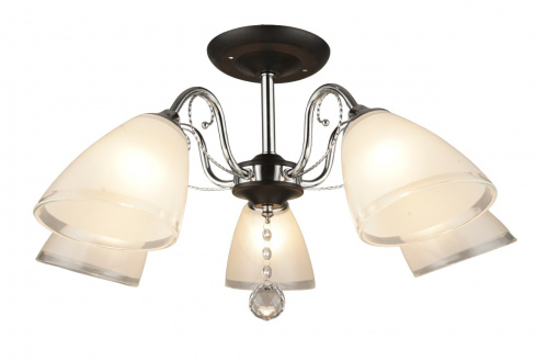 LVK N 4130/5 BK+CR люстра D62H33 5хЕ27х60W