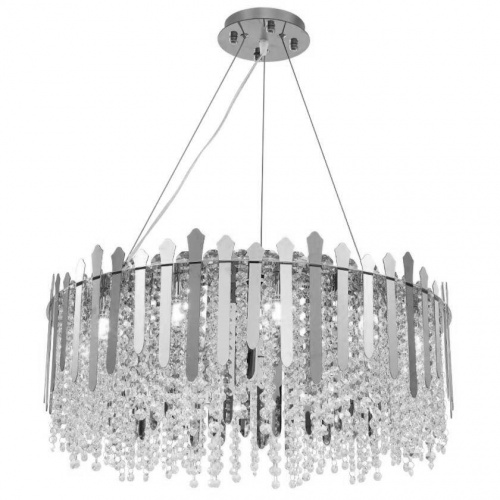 LVK ZL-600 CH люстра D60H30-130 12хG9x45W LVK ZL-600 CH люстра D60H30-130 12хG9x45W